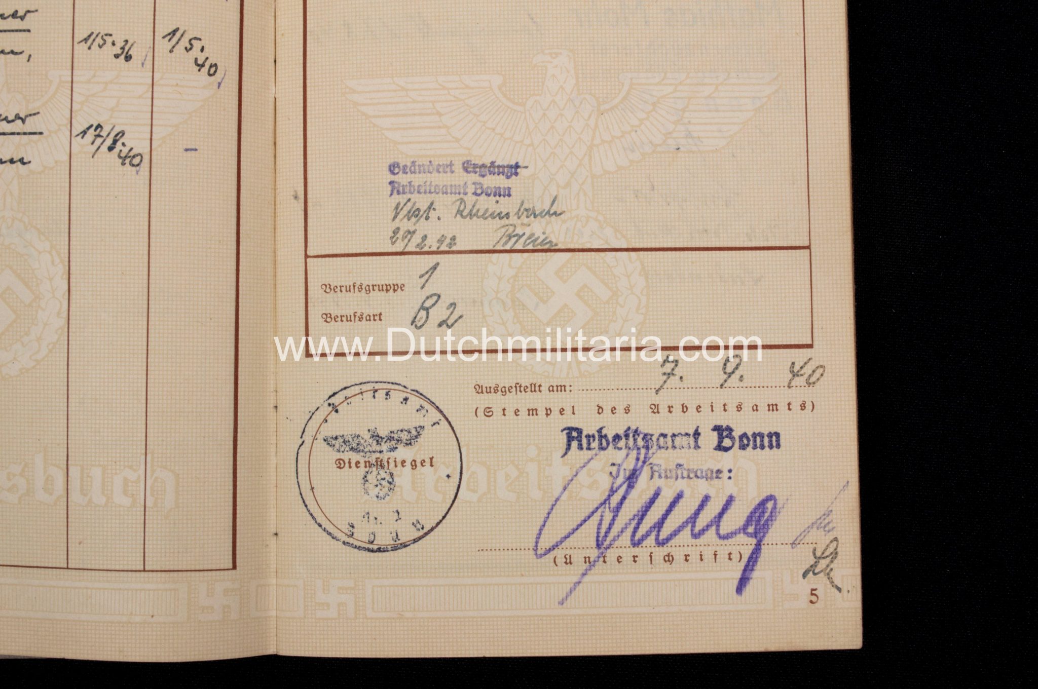 Paper grouping to a dutchman from the city of Sliedrecht (1940) - rare - Image 41