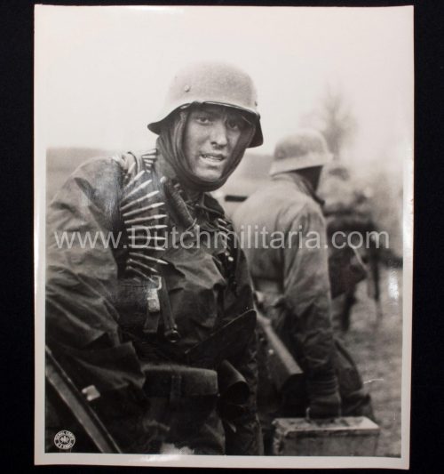 (Photo) Kampfgruppe Max Hansen SS Pz Rgt 2 - Iconic Battle of the Bulge Ardennen photo (1944) - large size and ultra RARE