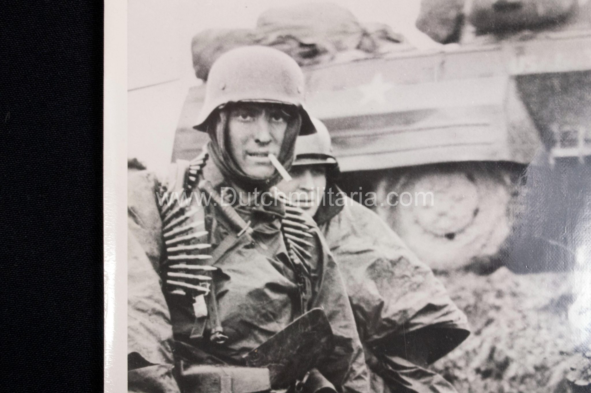 (Photo) Kampfgruppe Max Hansen SS Pz Rgt 2 - Iconic Battle of the Bulge Ardennen photo (1944) - large size and ultra RARE