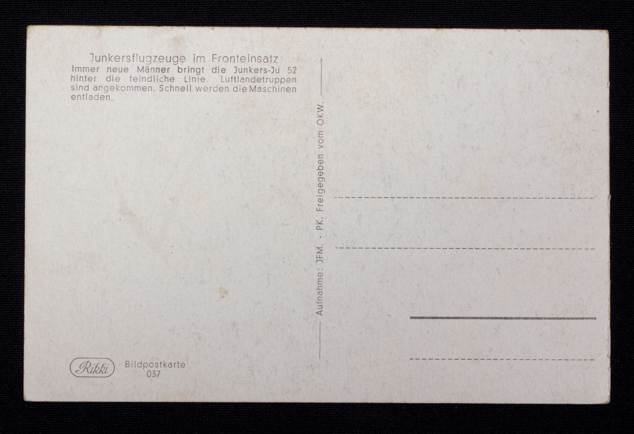 (Postcard) Luftlandetruppen bereit zum Einsatz (3) (Postcard) Luftlandetruppen bereit zum Einsatz