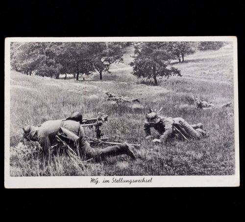 (Postcard) M.G. im Stellungswechsel