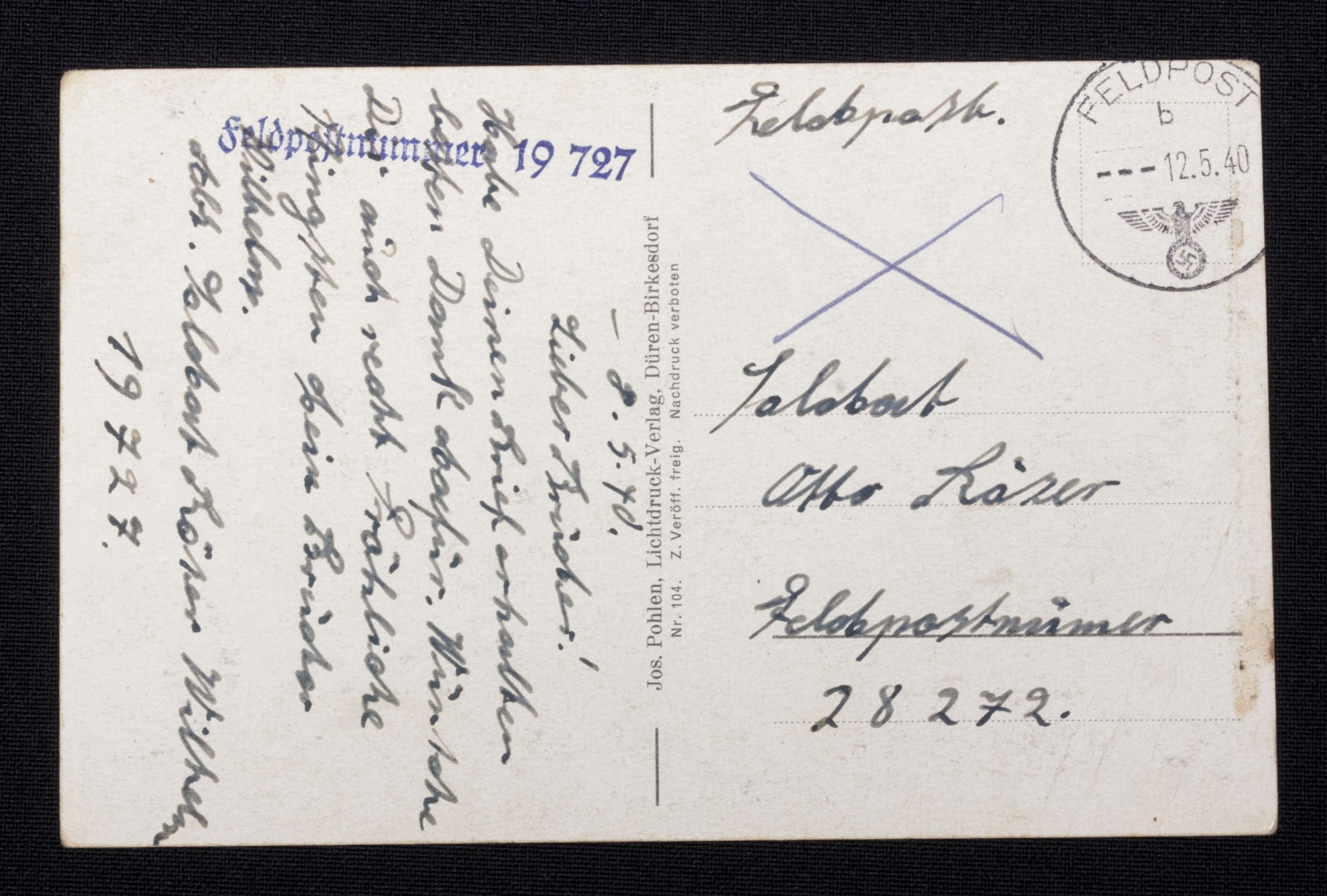 (Postcard) M.G. im Stellungswechsel (3) (Postcard) M.G. im Stellungswechsel