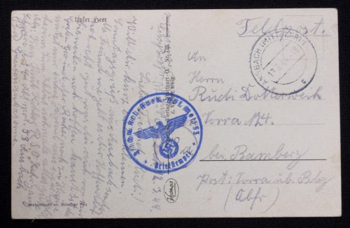 (Postcard) Unsere Heer - wird Eingegraben