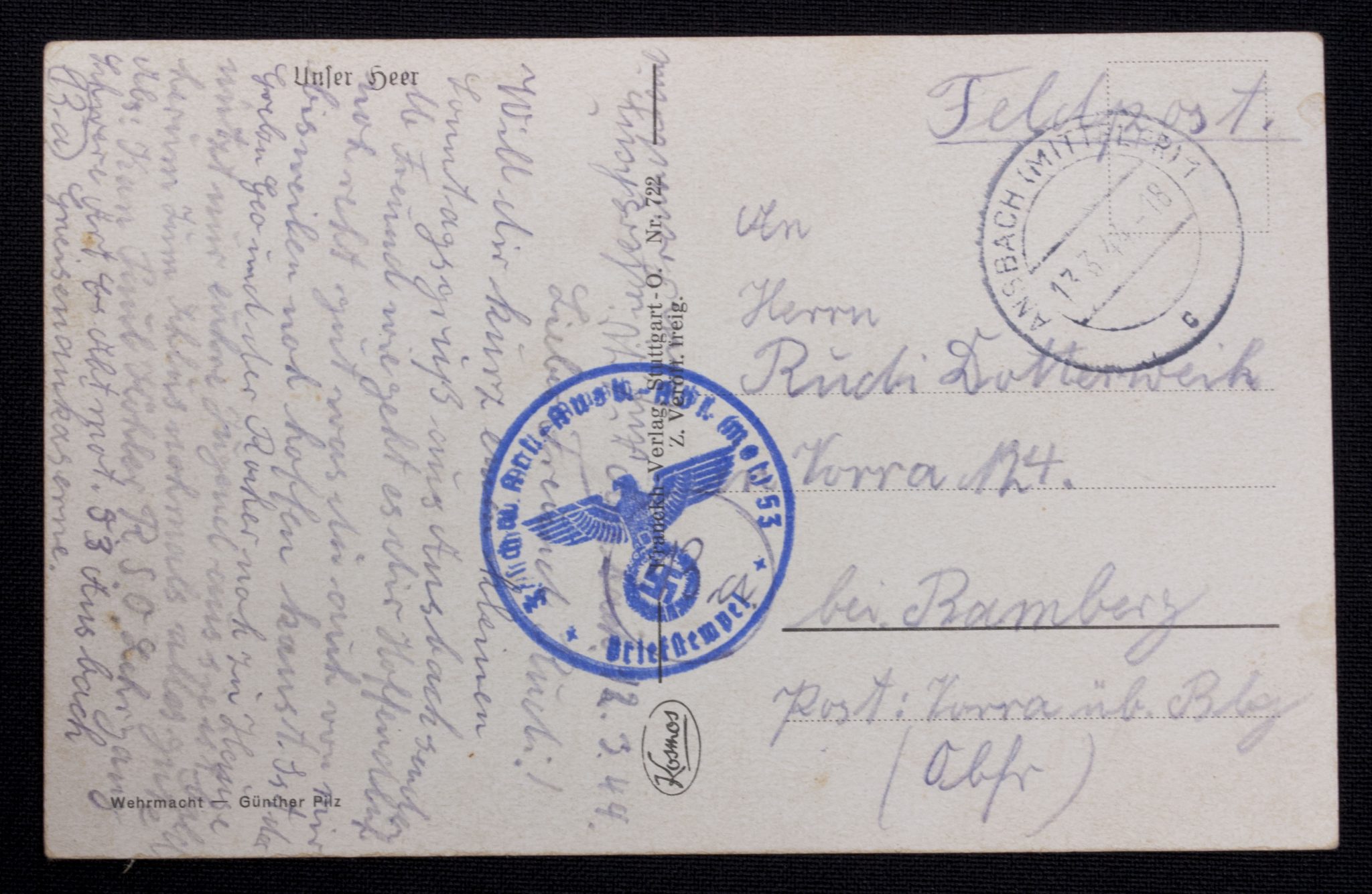 (Postcard) Unsere Heer – wird Eingegraben (2) (Postcard) Unsere Heer - wird Eingegraben