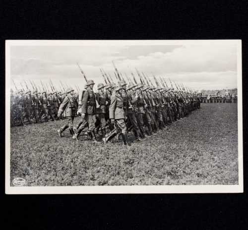 (Postcard) Unsere Reichsheer Vorbeimarsch der Infanterie