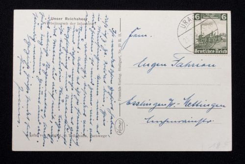 (Postcard) Unsere Reichsheer Vorbeimarsch der Infanterie