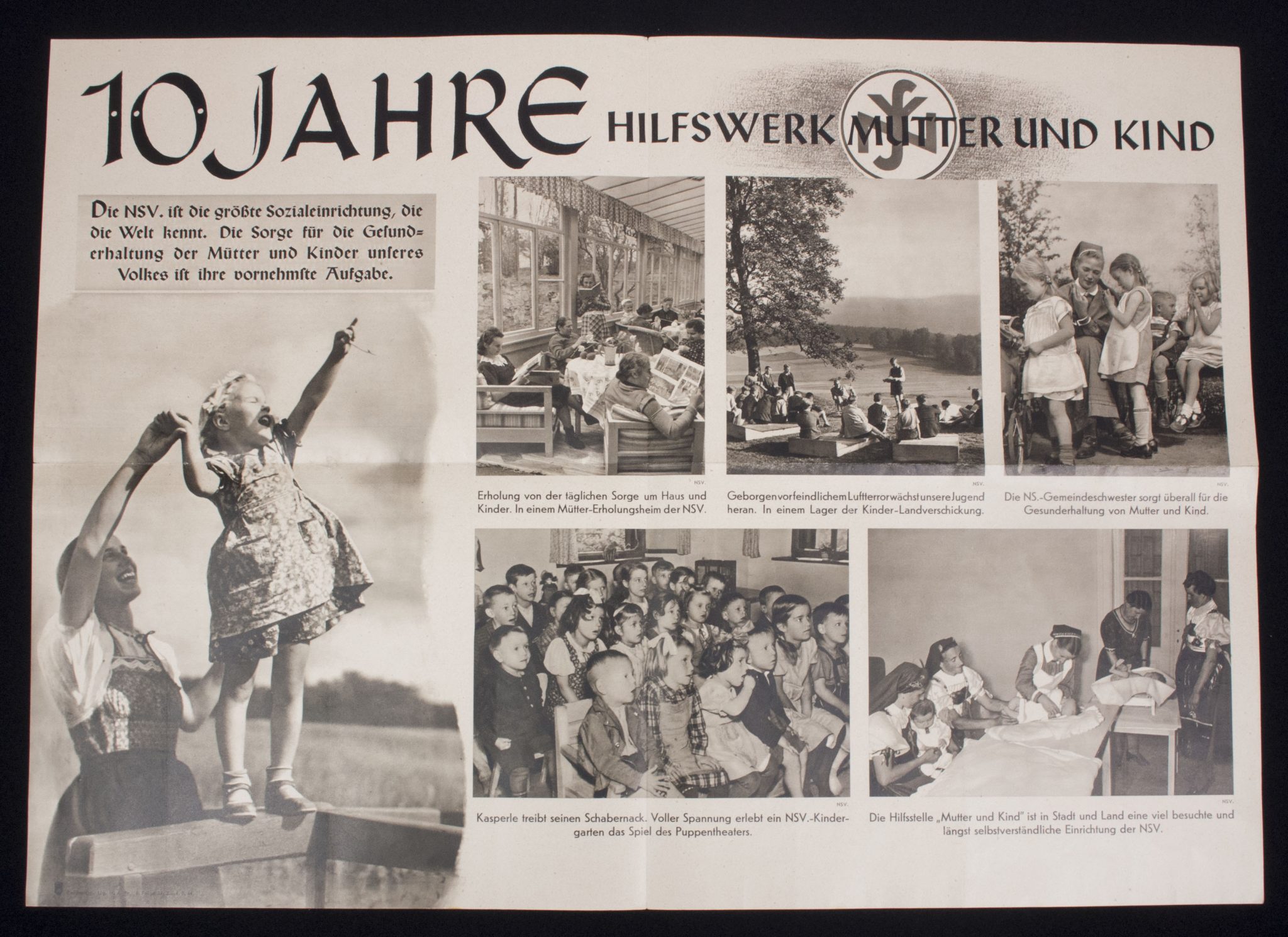 (Poster) 10 Jahre Hilfswerk Mutter und Kind (3) (Poster) 10 Jahre Hilfswerk Mutter und Kind