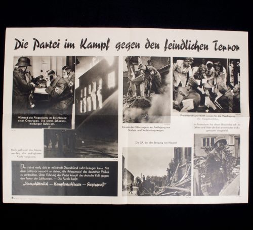 (Poster) Die Partei im Kampf gegen den feindlichen Terror