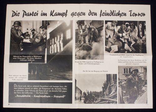 (Poster) Die Partei im Kampf gegen den feindlichen Terror