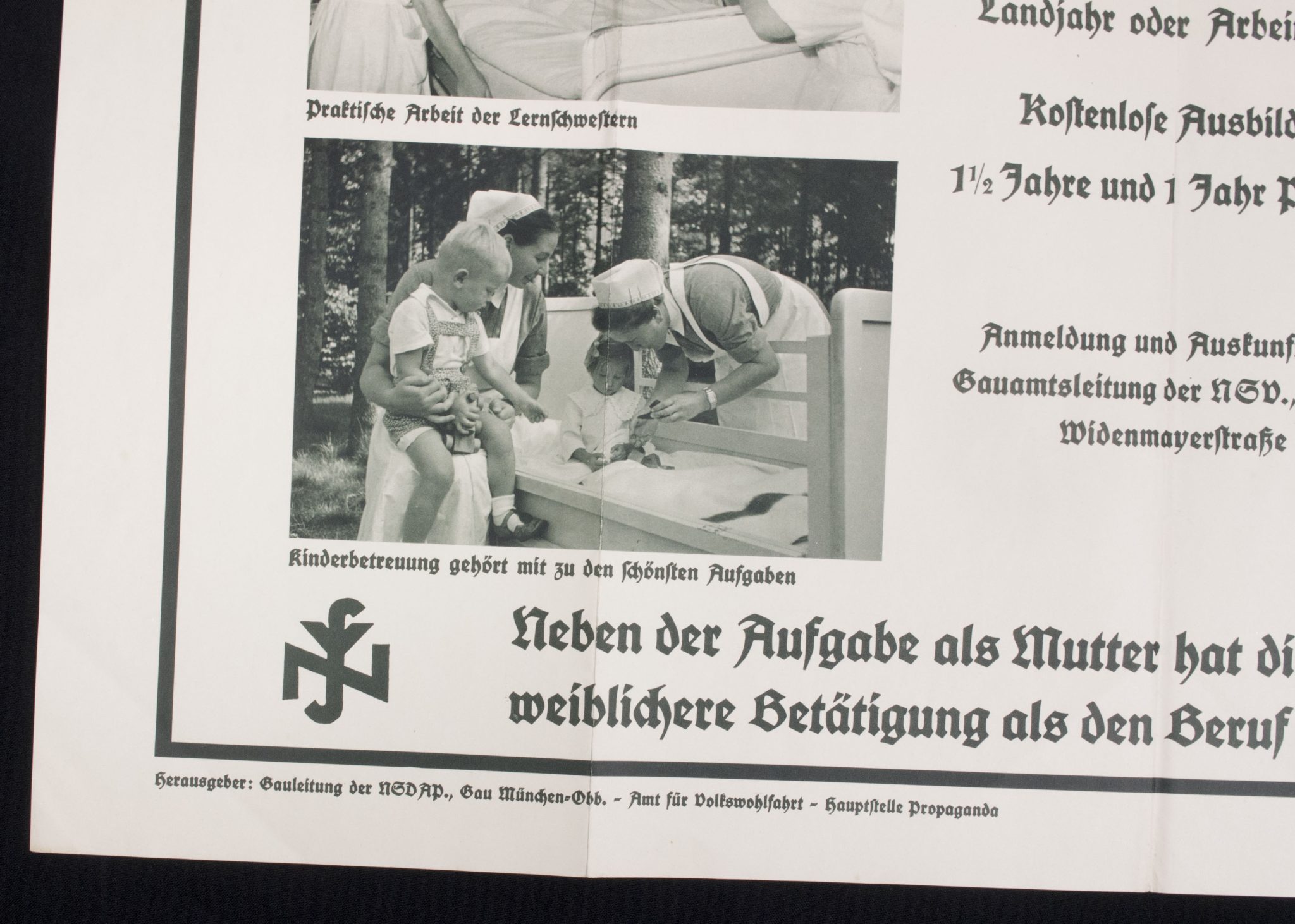 (Poster) Mädel! Werde Schwester der NSV.