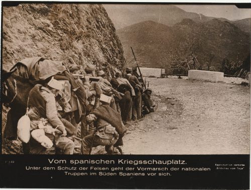 Pressphoto-Vom-spanischen-Kriegsschauplatz