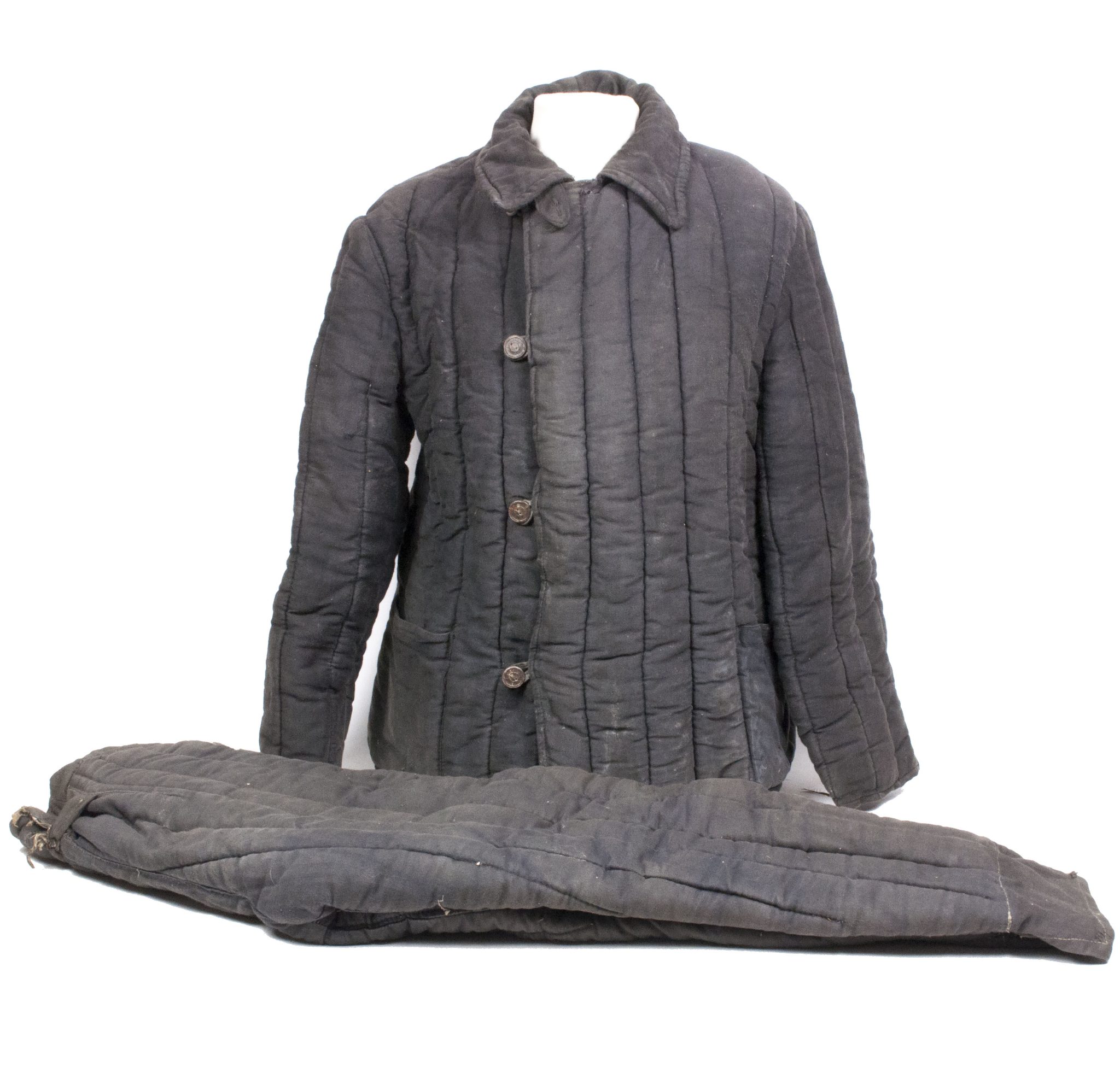 Russian prisonjacket Telogreika + trousers for German prisoners