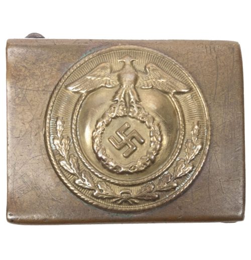 SA buckle with diagonal swastika