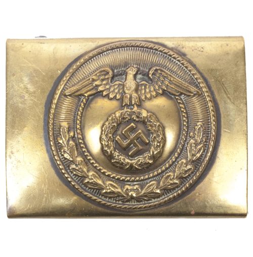 SA buckle with diagonal swastika