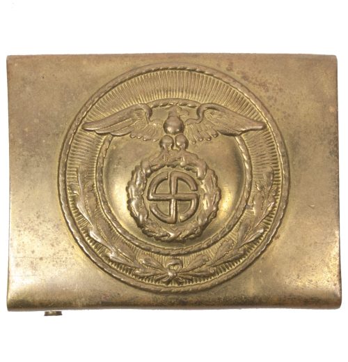 SA buckle with sunwheel swastika