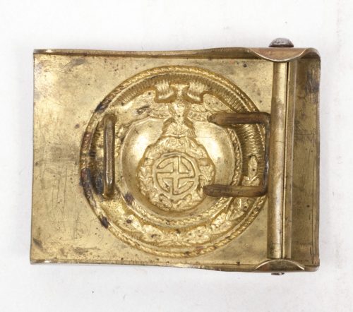 SA buckle with sunwheel swastika