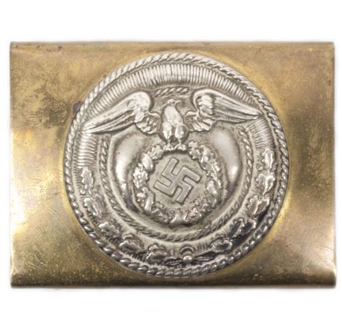 SA parade buckle with diagonal silver centre