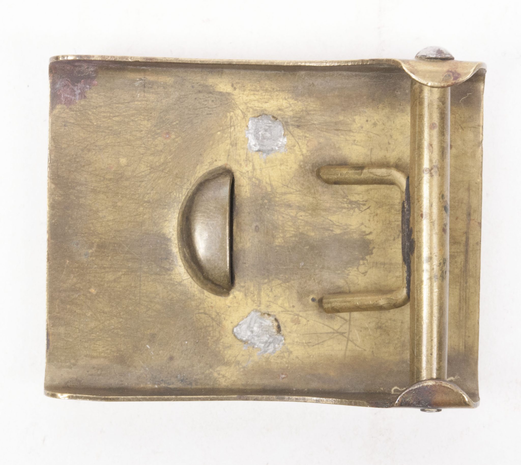 SA parade buckle with diagonal silver centre (4) SA parade buckle with diagonal silver centre