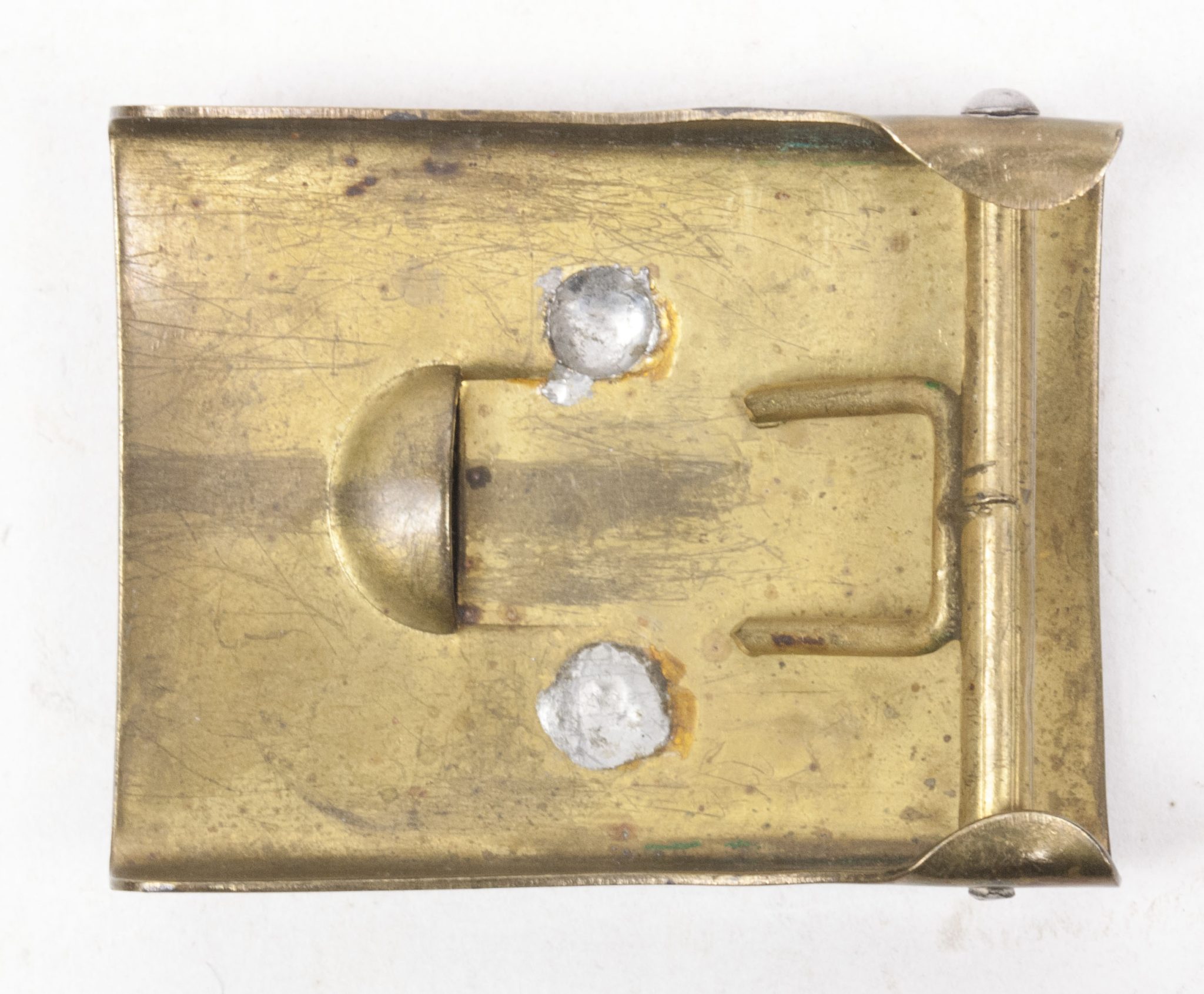 SA parade buckle with diagonal silver centre (5) SA parade buckle with diagonal silver centre