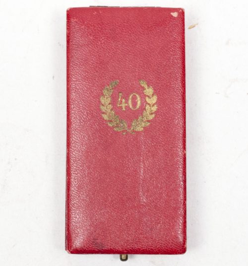 Treue Dienst 25 Jahre + etui (Maker Deschler & Sohn München)