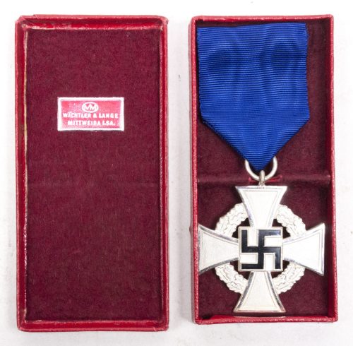 Treue Dienst 25 Jahre + etui (Wächtler & Lange)
