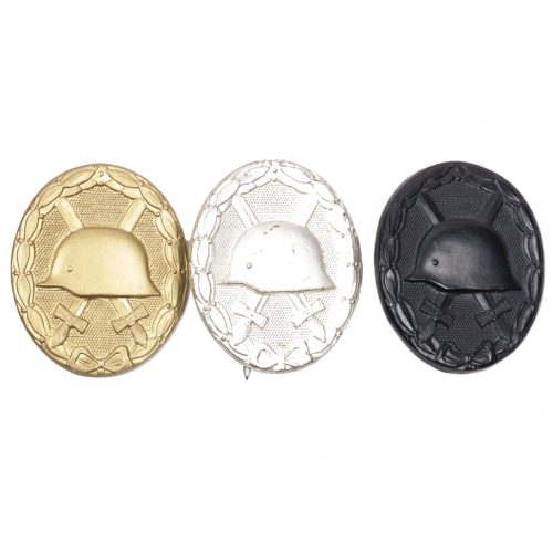 Verwundetenabzeichen 57-awards Gold, Zilver, Bronze