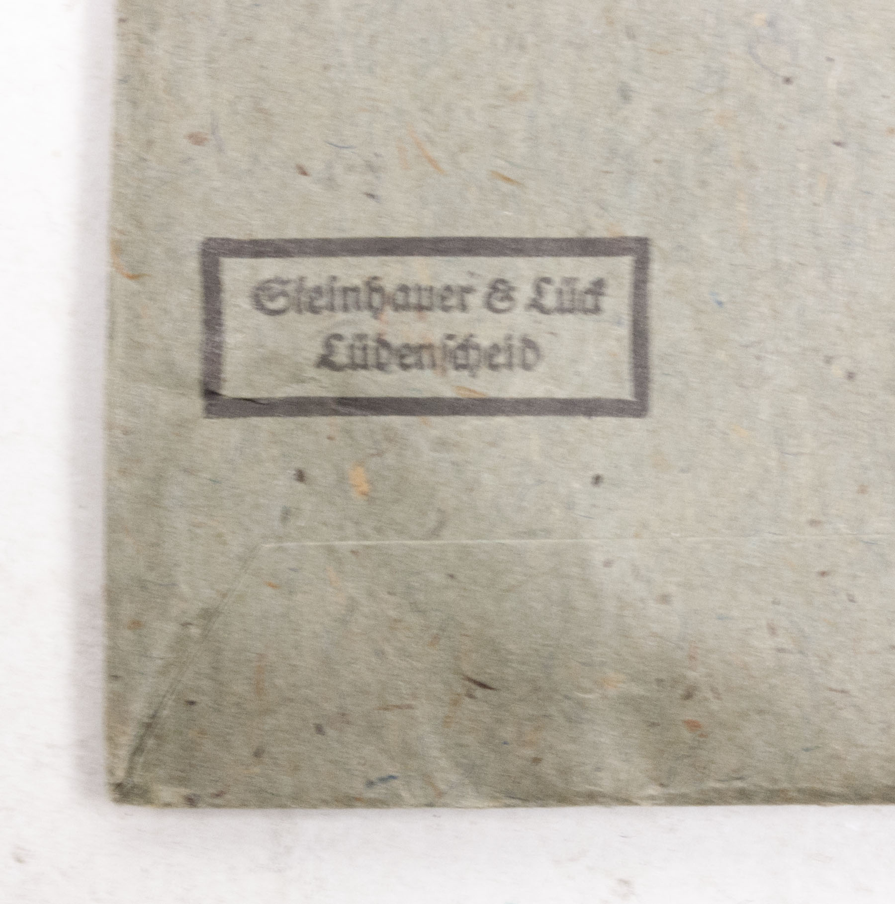 Verwundetenabzeichen Silber + Tüte (MM Steinhauer & Lück Lüdenscheid) - Unissued