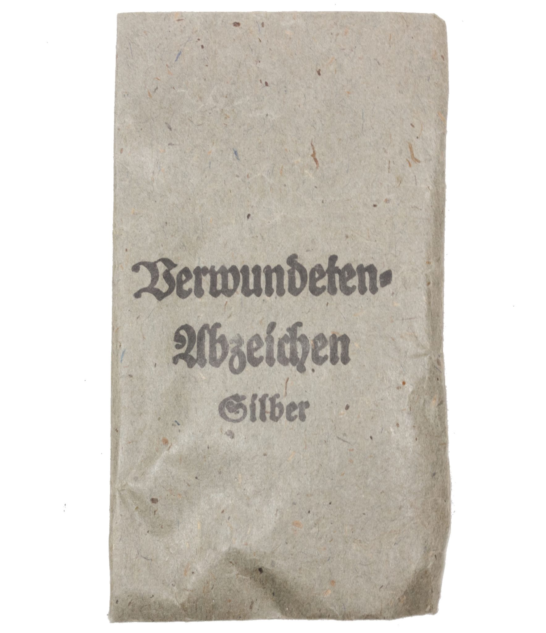 Verwundetenabzeichen Silber + Tüte (MM Steinhauer & Lück Lüdenscheid) - Unissued