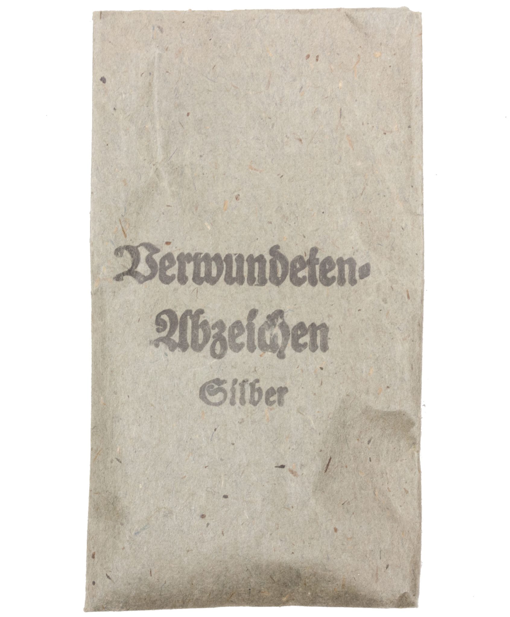 Verwundetenabzeichen Silber + Tüte (MM Steinhauer & Lück Lüdenscheid) - Unissued
