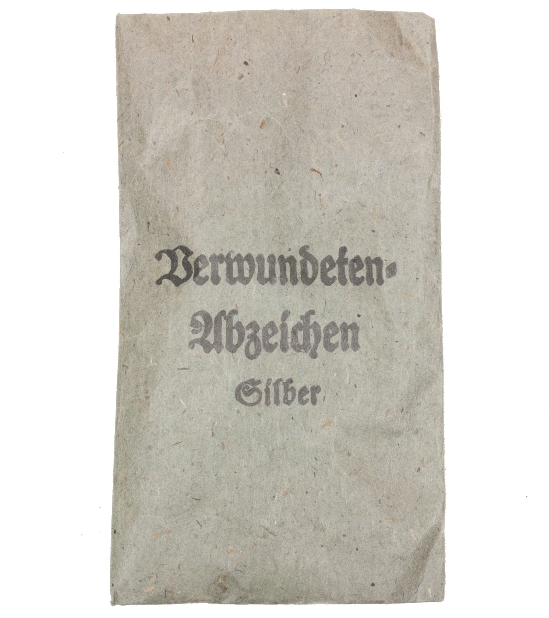 Verwundetenabzeichen Silber + Tüte (MM Steinhauer & Lück Lüdenscheid) - Unissued