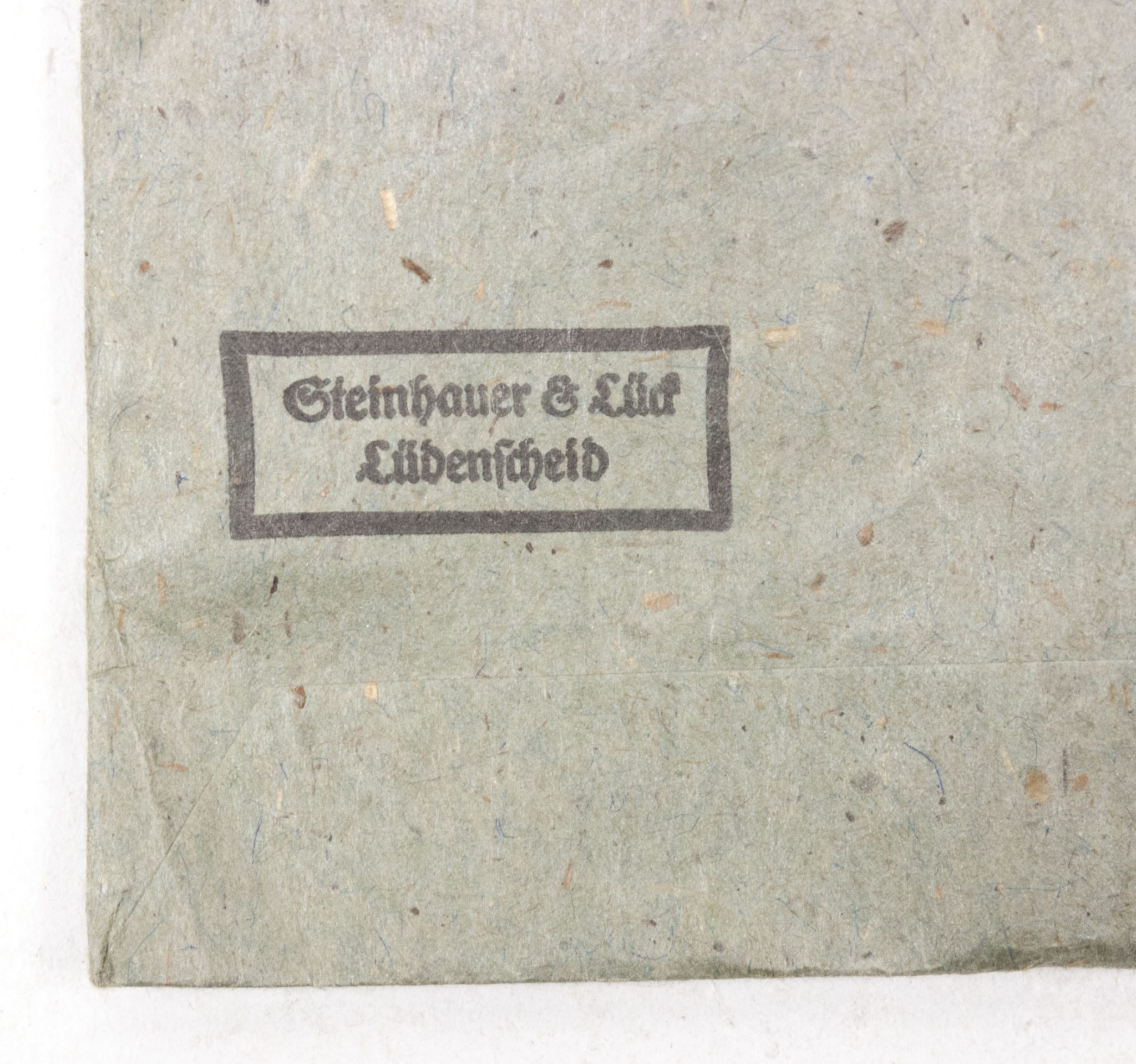 Verwundetenabzeichen Silber + Tüte (MM Steinhauer & Lück Lüdenscheid) - Unissued