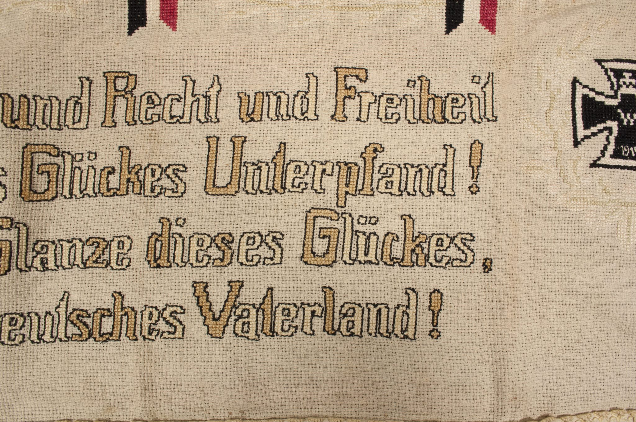 WWI German patriotic tapestry (140x55 cm) - Image 20