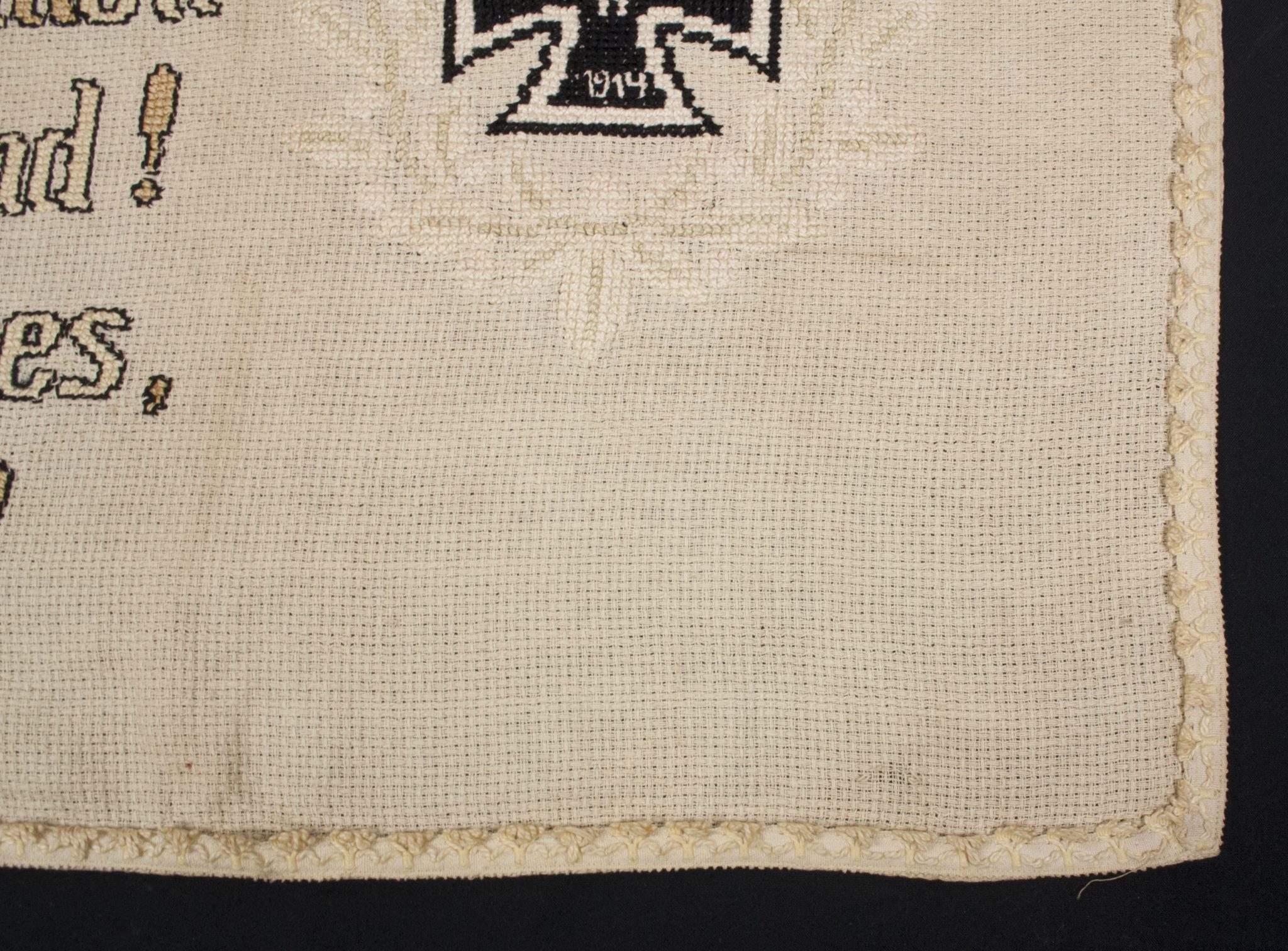 WWI German patriotic tapestry (140x55 cm) - Image 31