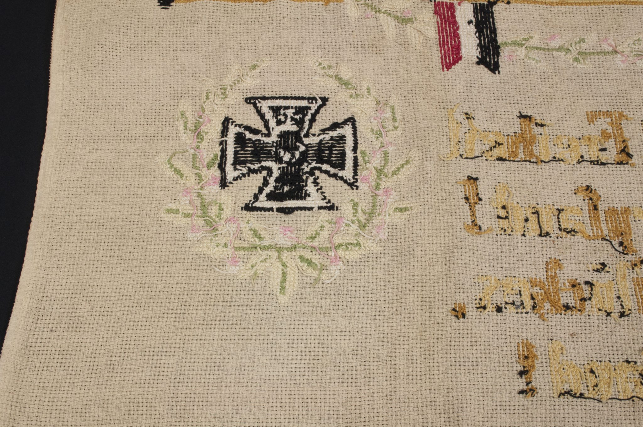 WWI German patriotic tapestry (140x55 cm) - Image 34