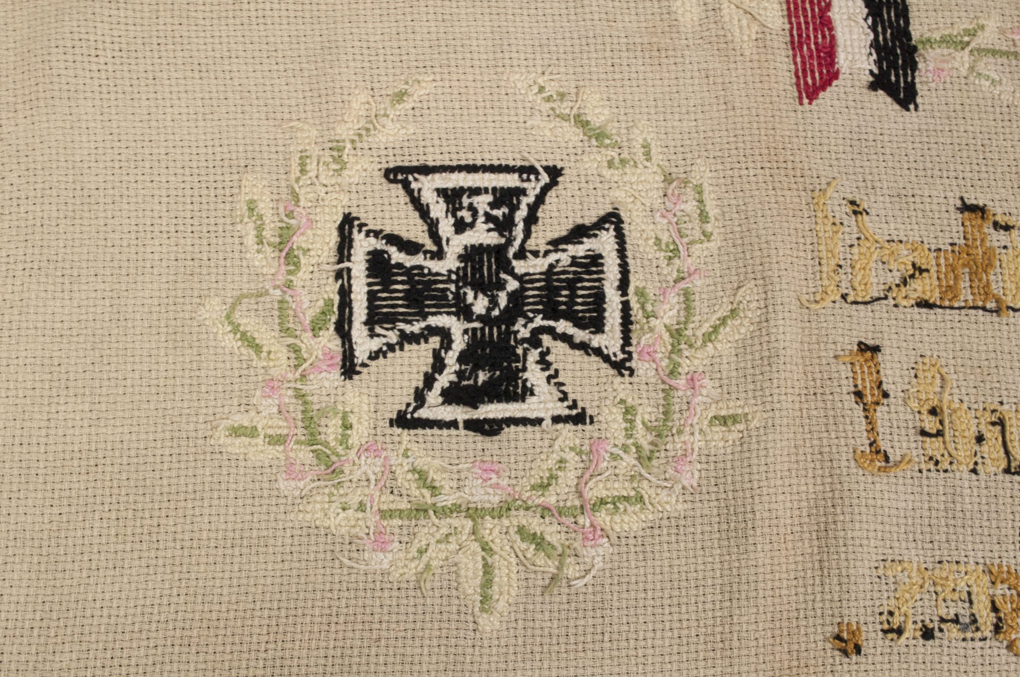 WWI German patriotic tapestry (140x55 cm) - Image 35