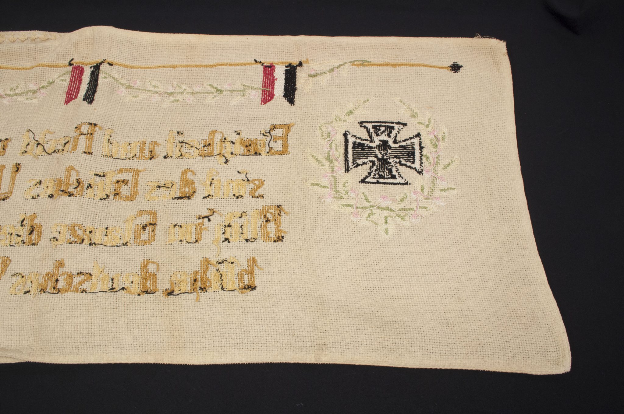 WWI German patriotic tapestry (140x55 cm) - Image 39