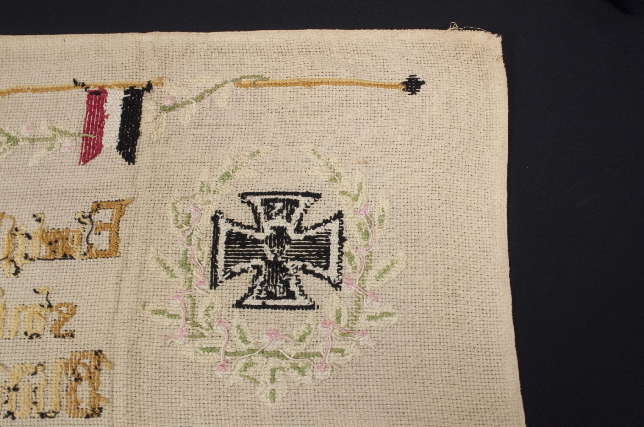 WWI German patriotic tapestry (140x55 cm) - Image 40