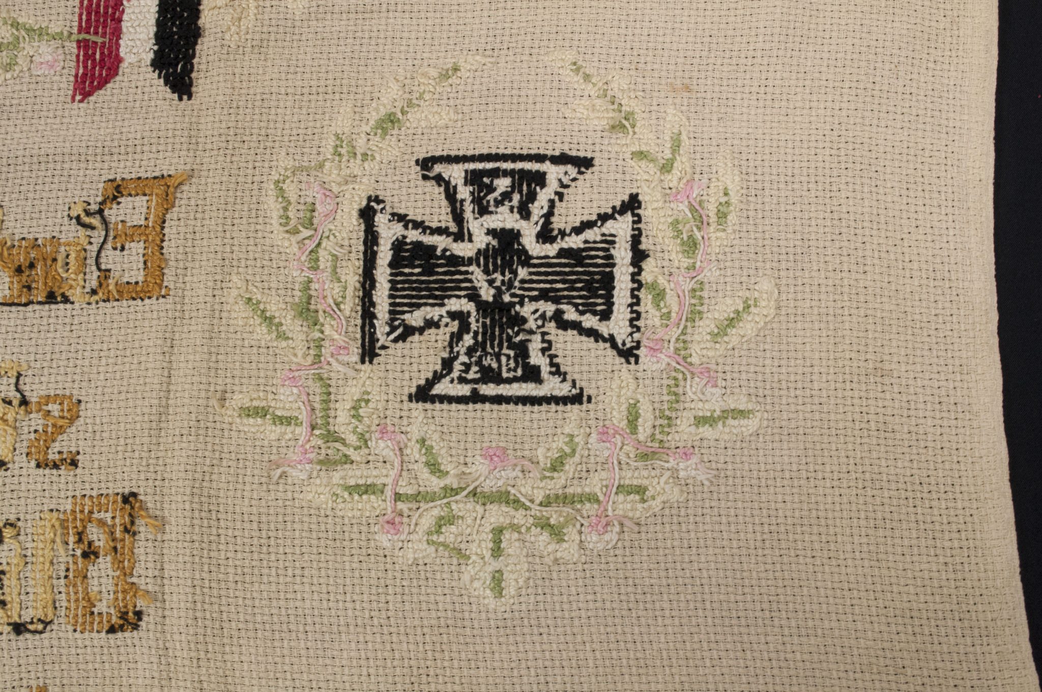 WWI German patriotic tapestry (140x55 cm) - Image 41