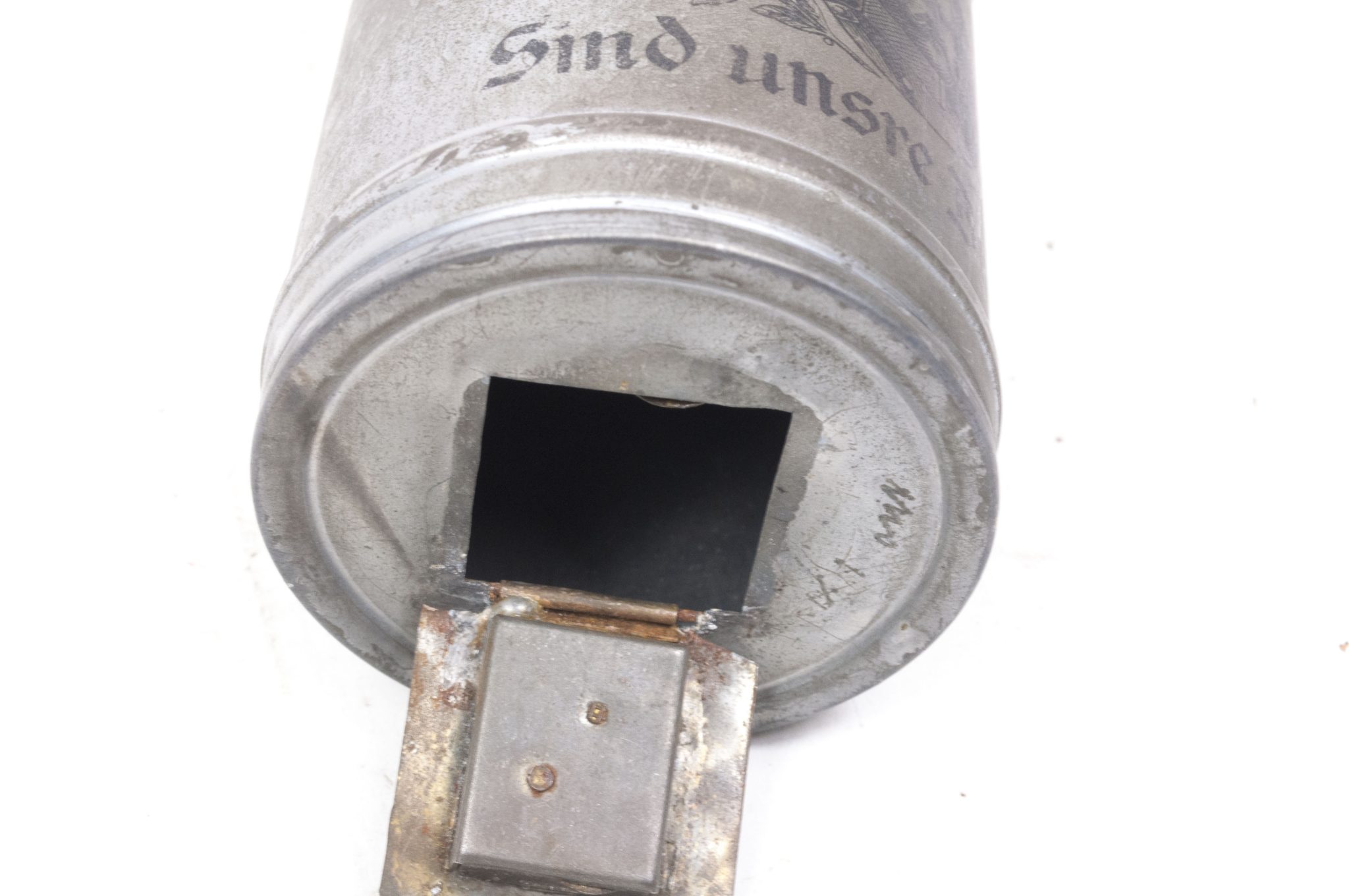 WWI German piggybank Dicke Bertha 42 CM - Der Feinde Kummer sind unsre Brummer - with key - RARE