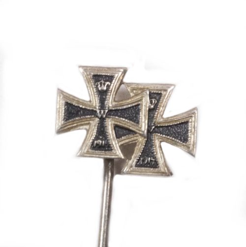 WWI stickpin Iron cross first and second class (EK1 + ek2)