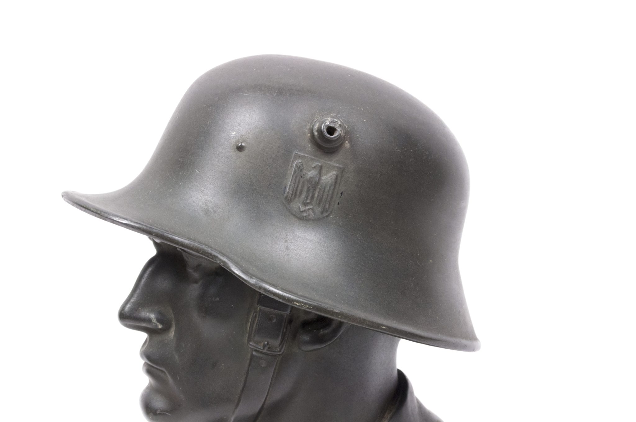 WWII Large German Wehrmacht soldier bust (30 cm height) - Image 14