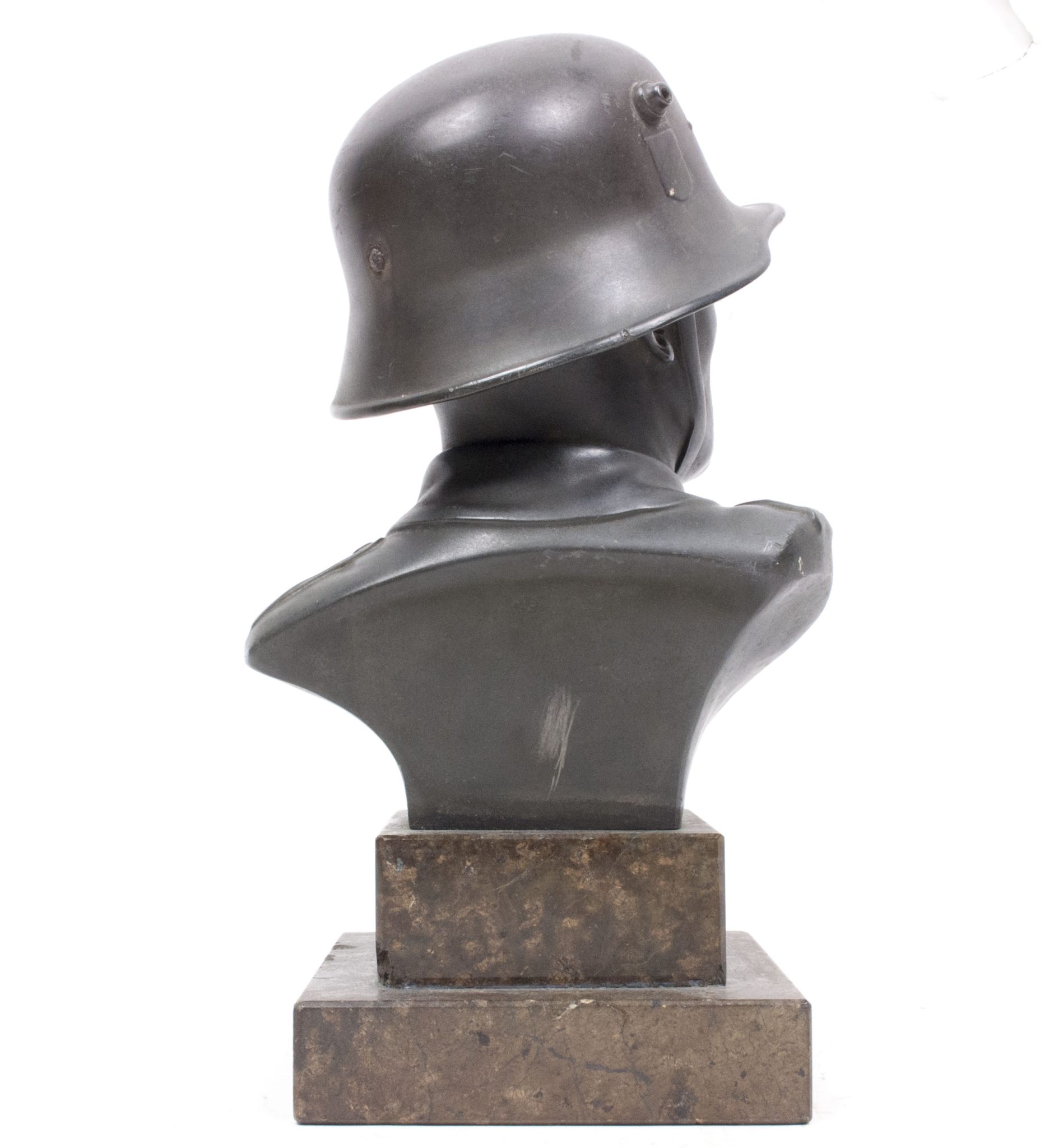 WWII Large German Wehrmacht soldier bust (30 cm height) - Image 24