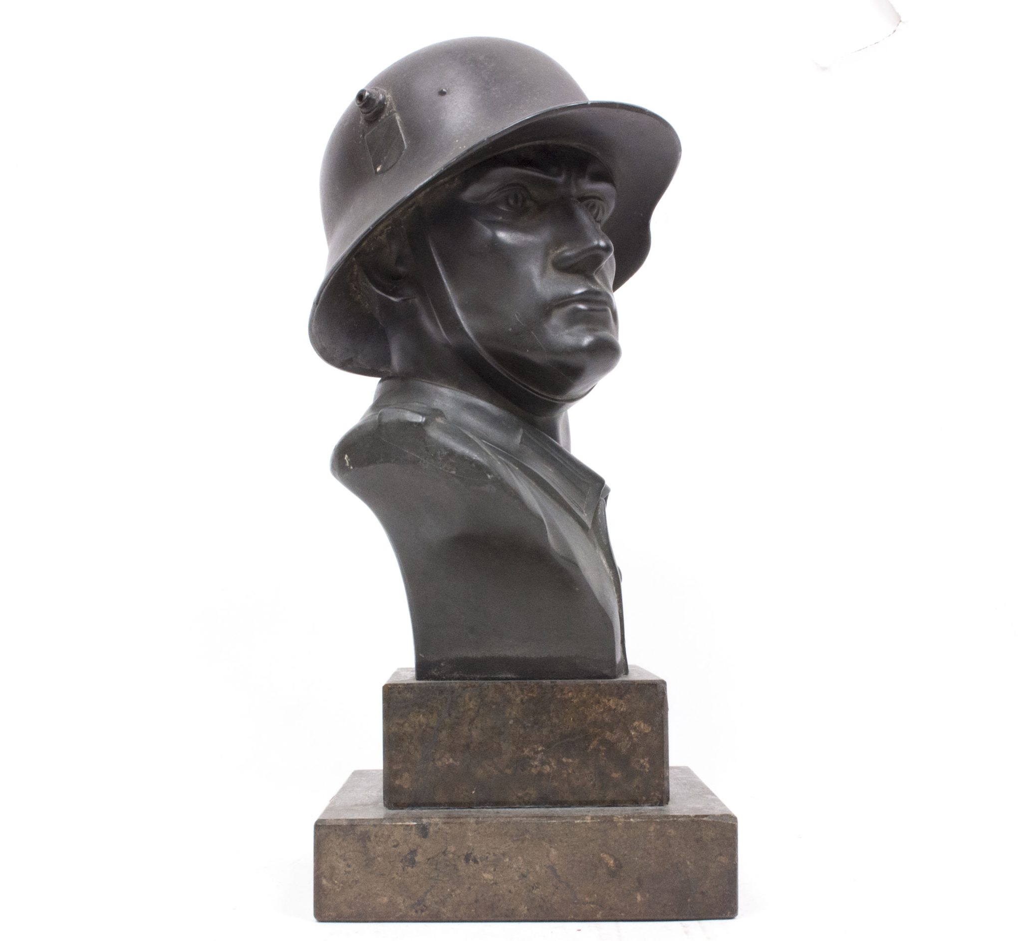 WWII Large German Wehrmacht soldier bust (30 cm height) - Image 29
