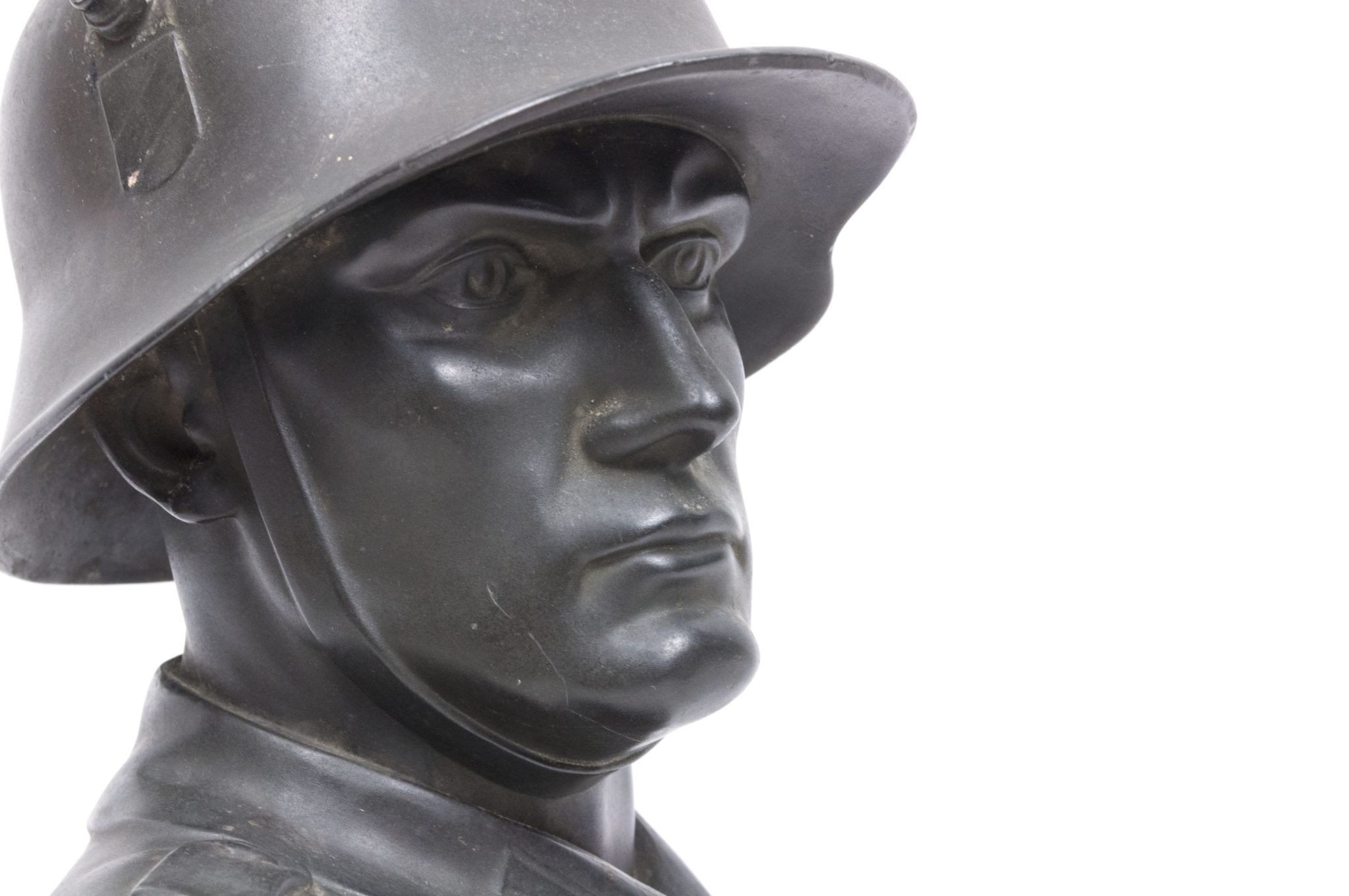 WWII Large German Wehrmacht soldier bust (30 cm height) - Image 34
