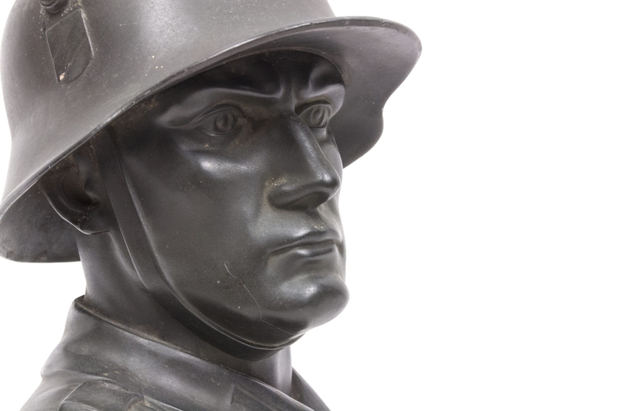 WWII Large German Wehrmacht soldier bust (30 cm height) - Image 35