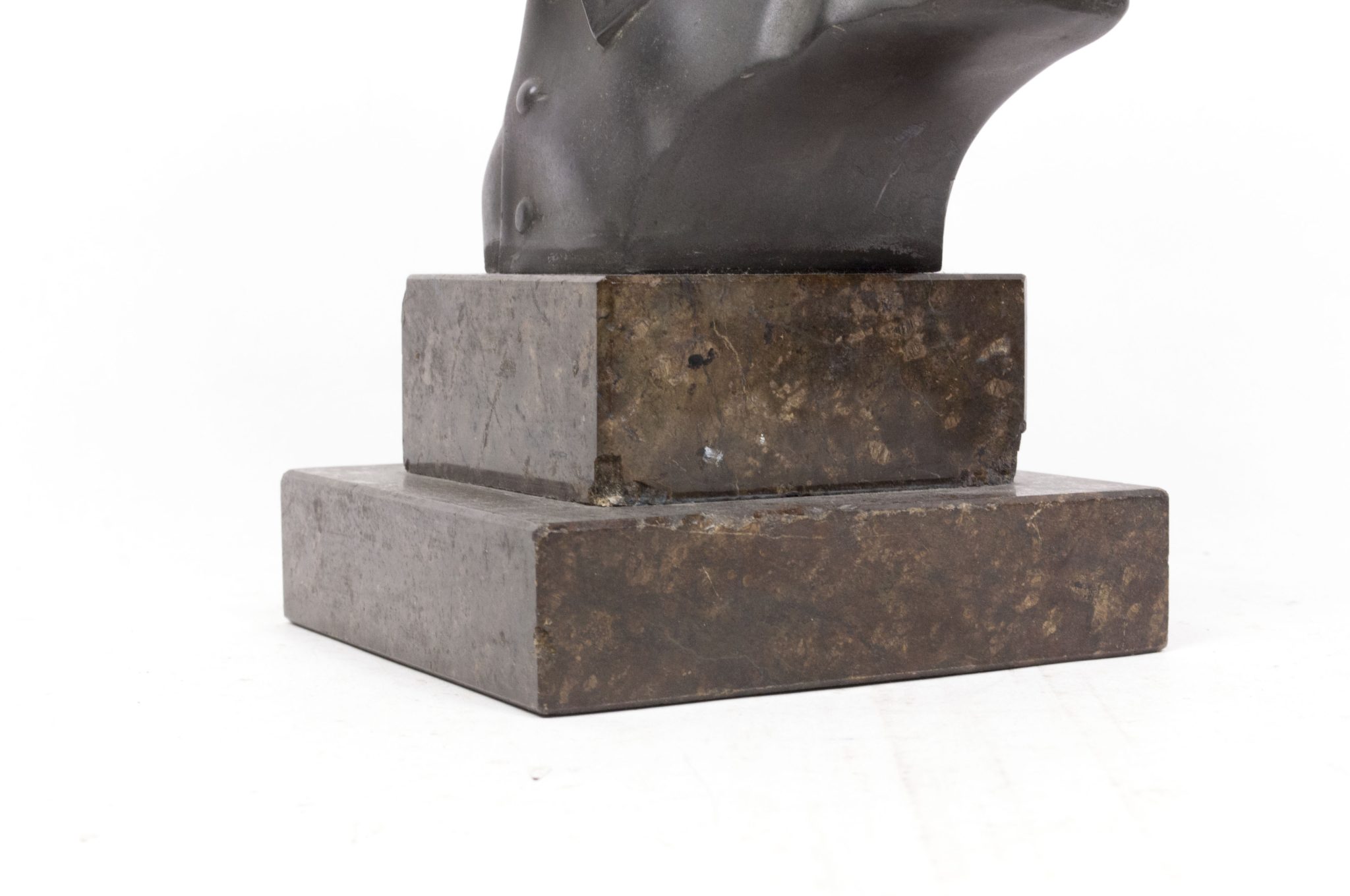 WWII Large German Wehrmacht soldier bust (30 cm height) - Image 8