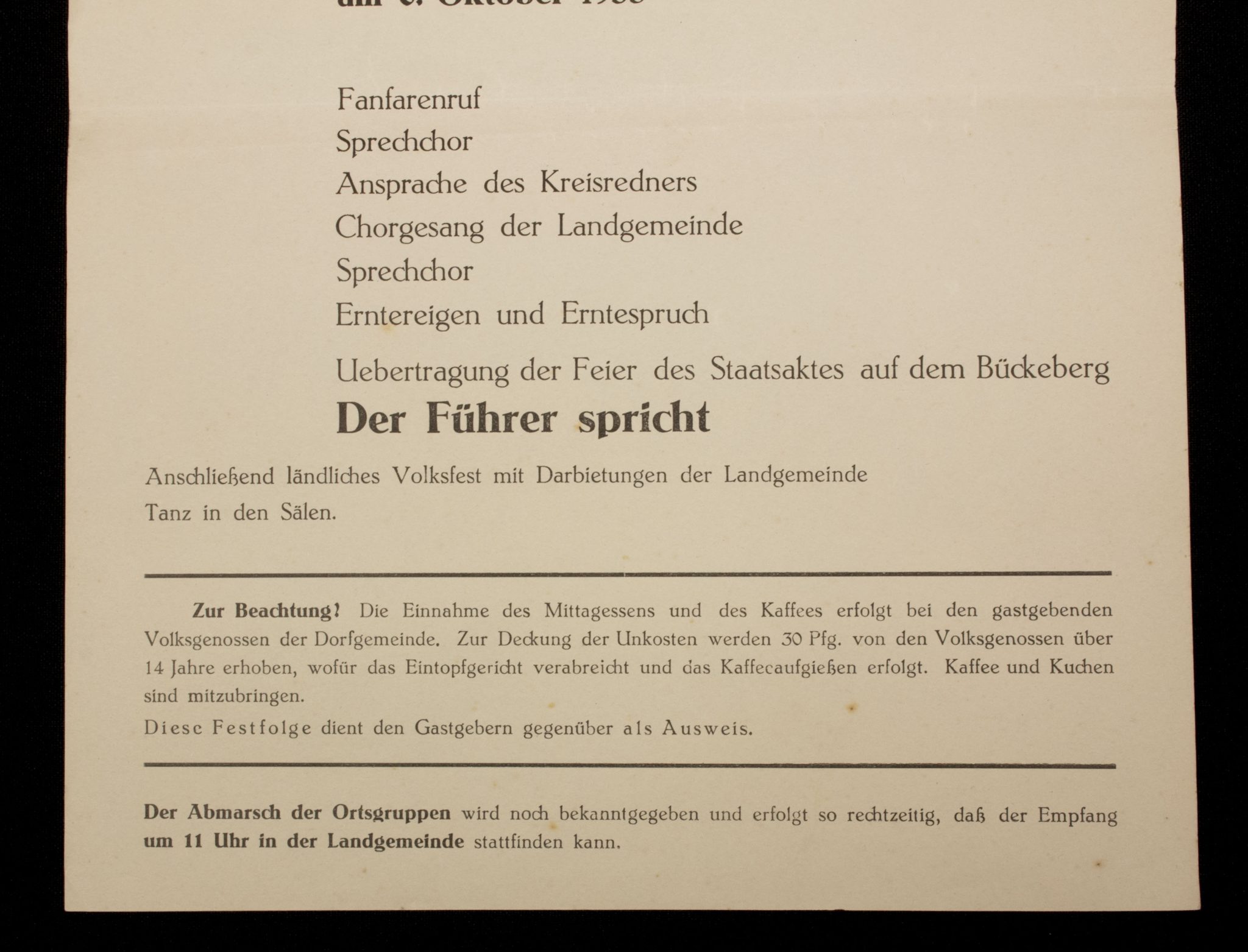 (Document) Nationalsozielistische Deutsche Arbeiterpartei (NSDAP) Kreisleitung Kassel-Land - Stadt und Land, Hand in Hand (1935)