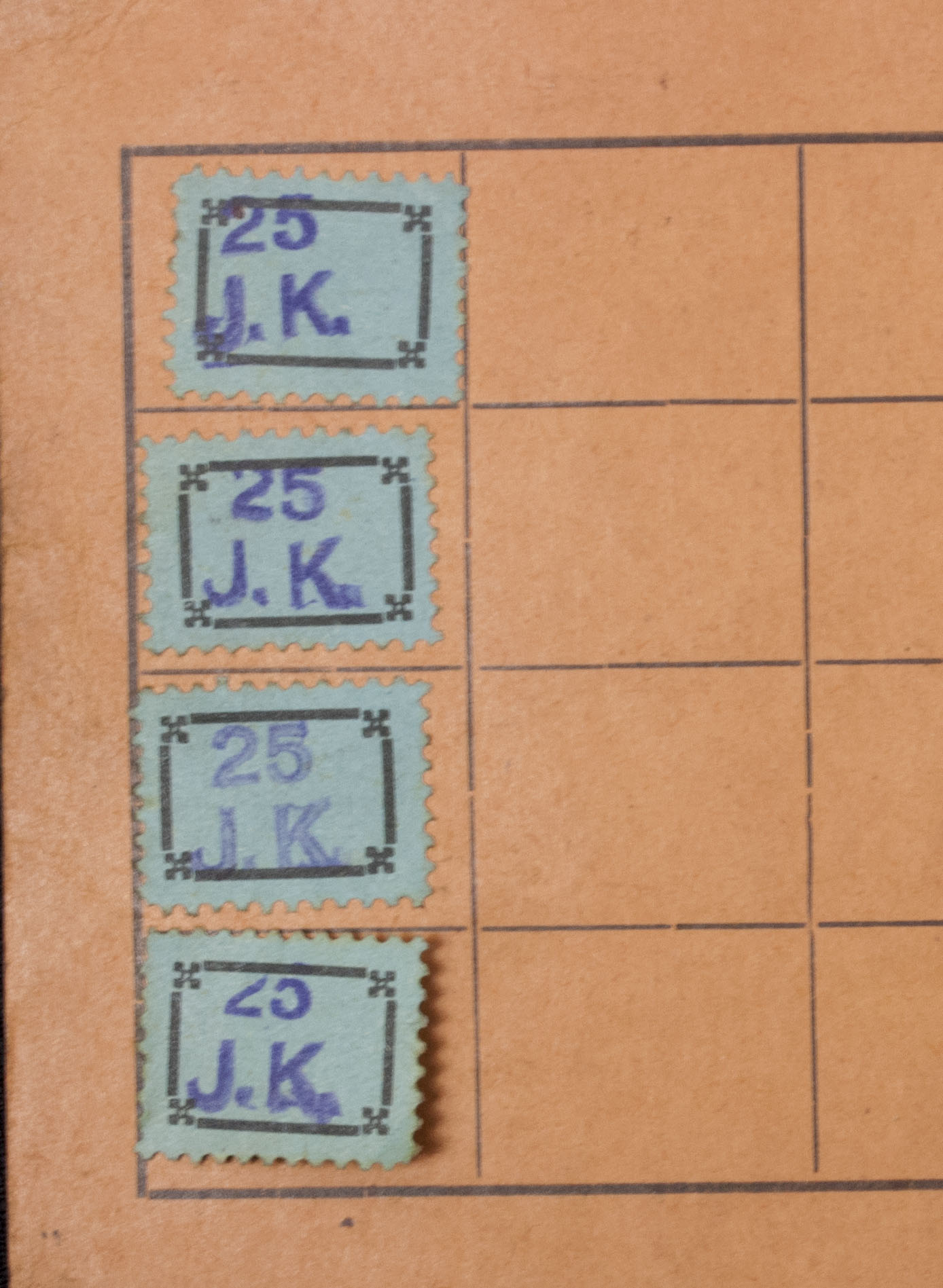 (Hitlerjugend (HJ) early Deutsches Jungvolk Fahnlein 4 Provisorischer Ausweis - rare