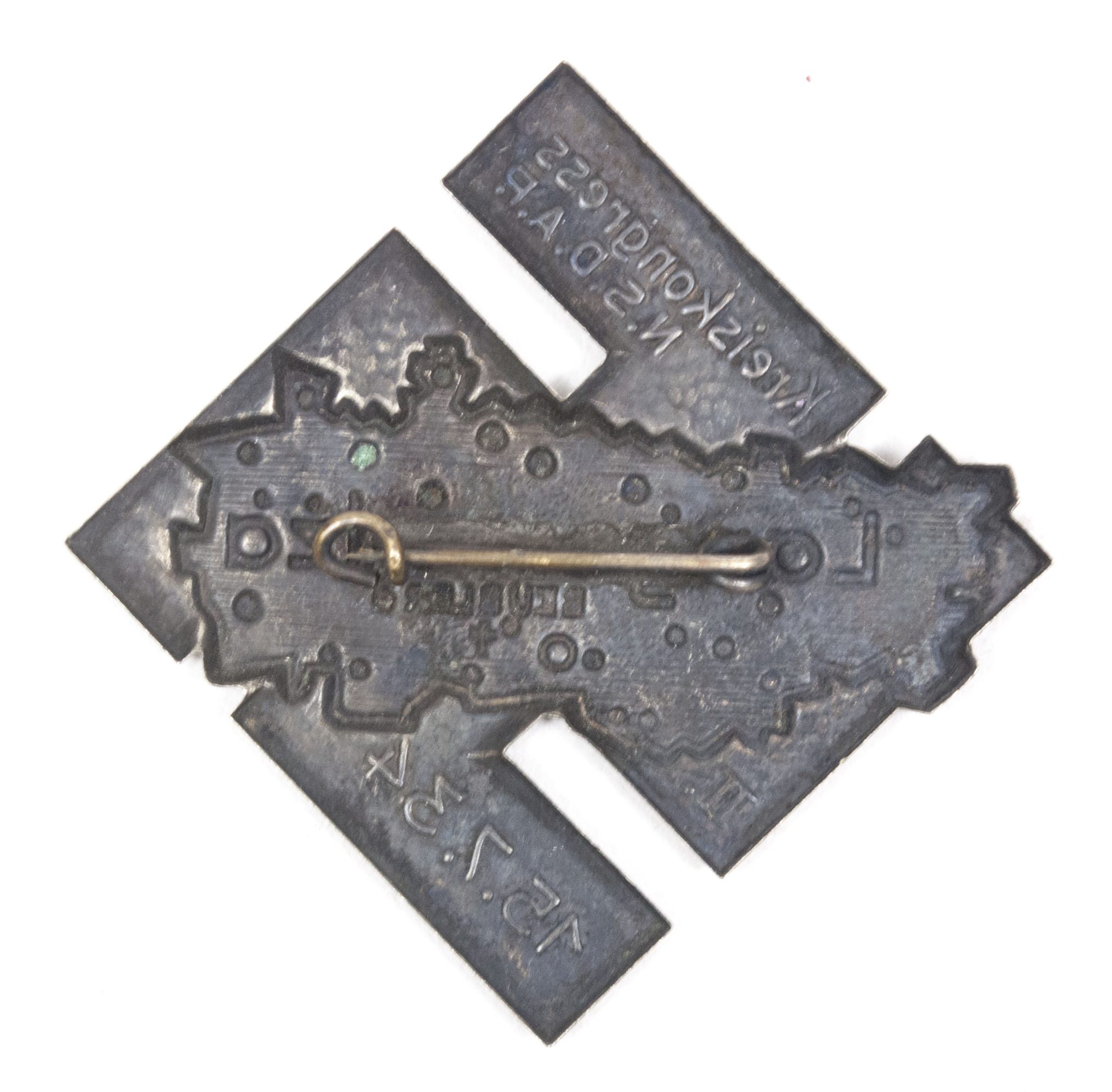 Kreiskongress N.S.D.A.P. Langensalza 15.7.34 abzeichen (2) Kreiskongress N.S.D.A.P. Langensalza 15.7.34 abzeichen