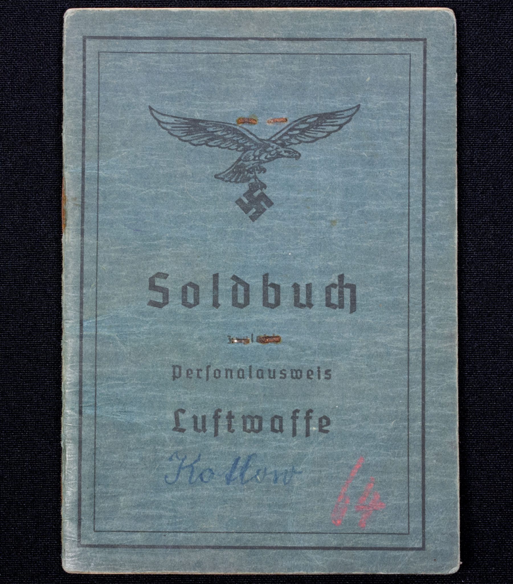 Luftwaffe (LW) Soldbuch Seefliegerhorst Bug auf Rügen (3) Luftwaffe (LW) Soldbuch Seefliegerhorst Bug auf Rügen